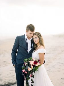 Blue Organic Coastal Elopement