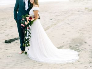 Blue Organic Coastal Elopement