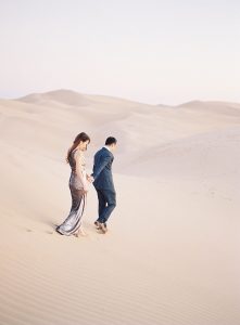 Sand Dune Engagement Photography