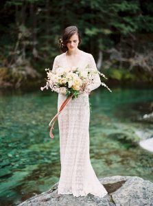 Mountain River Bridal Portraits